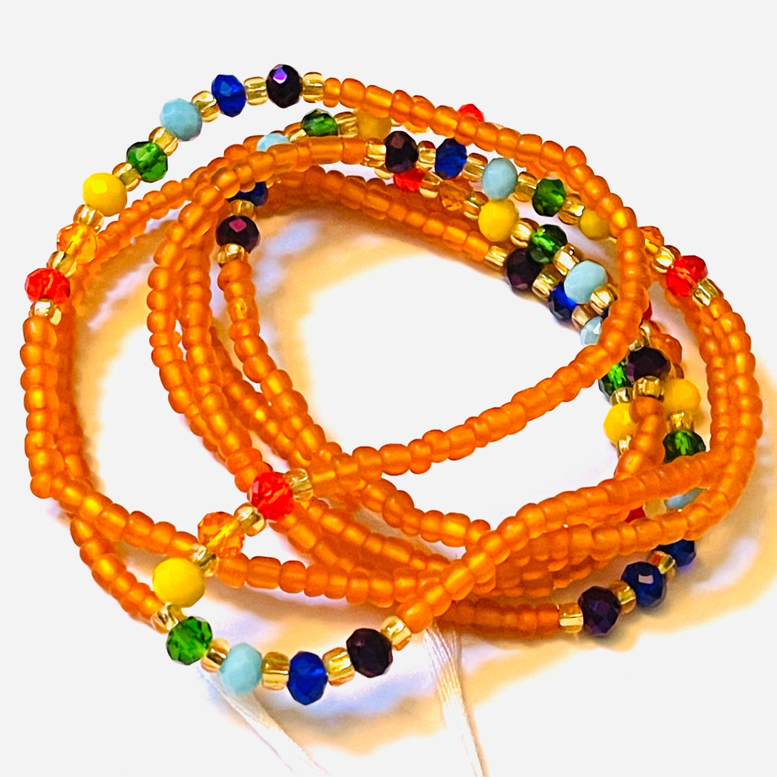 Sacral chakra waist beads 2025
